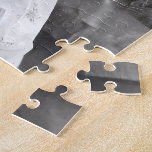 Tijdloos portret van moeder en dochter legpuzzel (Zijkant)