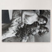 Tijdloos portret van moeder en dochter legpuzzel (Horizontaal)