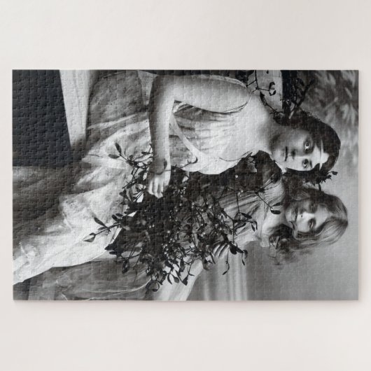 Tijdloos portret van moeder en dochter legpuzzel (Horizontaal)