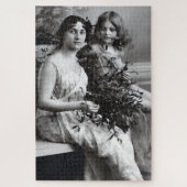 Tijdloos portret van moeder en dochter legpuzzel (Verticaal)