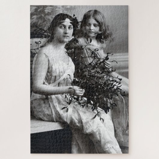 Tijdloos portret van moeder en dochter legpuzzel (Verticaal)