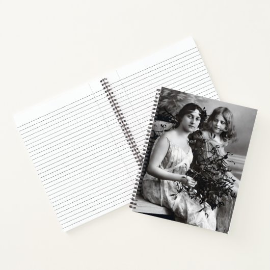 Tijdloos portret van moeder en dochter notitieboek (Binnen)