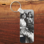 Tijdloos portret van moeder en dochter sleutelhanger (Voorkant)