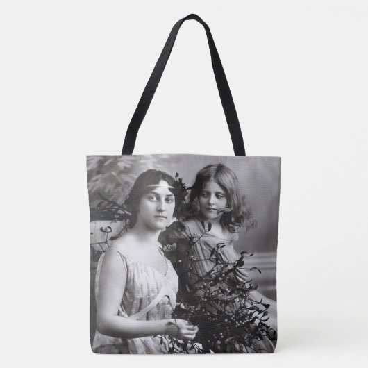 Tijdloos portret van moeder en dochter tote bag (Voorkant)