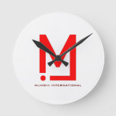 Tijdloos prestige: Elite luxe designer horloge Ronde Klok (Voorkant)