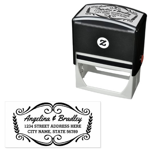 tijdloos | Retouradresstempel Zelfinktende Stempel (In situ)