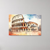 Tijdloos Rome, Italië Canvas Afdruk (Voorkant)