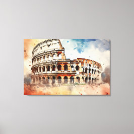 Tijdloos Rome, Italië Canvas Afdruk