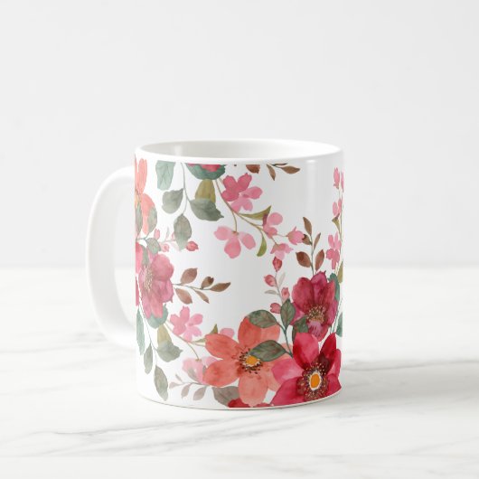  tijdloos rood koffiemok (Voorkant links)