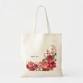  tijdloos rood tote bag (Voorkant)