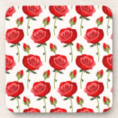 tijdloos Roos Bier Onderzetter (Voorkant)