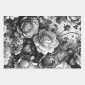 Tijdloos Roos Bloemencharme Inpakpapier Vel (Voorkant 2)