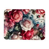 Tijdloos Roos Bloemencharme Magneet (Horizontaal)