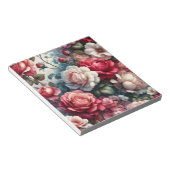 Tijdloos Roos Bloemencharme Notitieblok (Schuin)