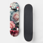 Tijdloos Roos Bloemencharme Persoonlijk Skateboard (Voorkant)
