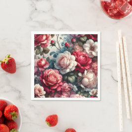 Tijdloos Roos Bloemencharme Servet