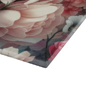 Tijdloos Roos Bloemencharme Snijplank (Hoek)