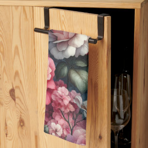 Tijdloos Roos Bloemencharme Theedoek