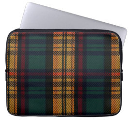 Tijdloos Schotse Ruitpatroon  Laptop Sleeve