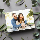 Tijdloos script | De foto bewaart de Datum Save The Date