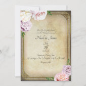 Tijdloos sprookjesboek Elegante bloemrijke groene  Kaart (Voorkant)