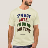 ⏰ TIJDLOOS T-SHIRT (Voorkant)
