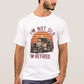 Tijdloos T-shirt van de pensioenattitude (Voorkant)