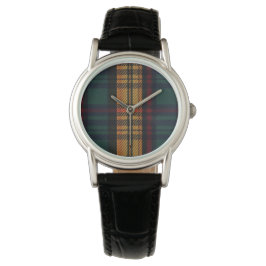 tijdloos tartan-patroon horloge