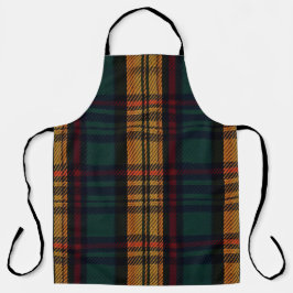 tijdloos tartan-patroon schort