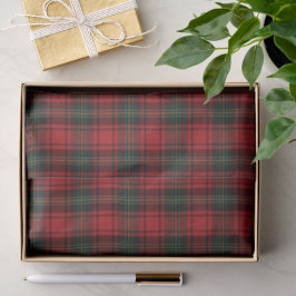 Tijdloos Tartan Schotse Ruit Rode Zwarte Ralph Ker Tissuepapier