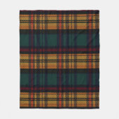 Tijdloos Tartanpatroon  Fleece Deken (Voorkant)