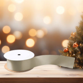 Tijdloos - Taupe beige satijnen lint