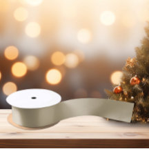 Tijdloos - Taupe beige satijnen lint