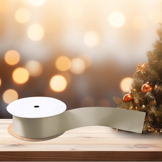 Tijdloos - Taupe beige satijnen lint