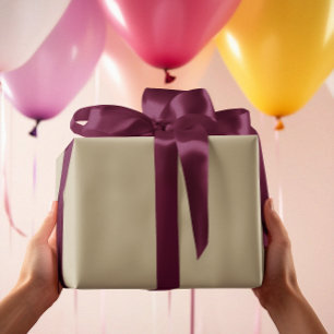 Tijdloos - Taupe Beige Wrapping Paper Cadeaupapier