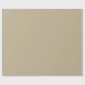 Tijdloos - Taupe Beige Wrapping Paper Cadeaupapier (Vlak)