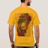 Tijdloos Tropisch Tattoo T-shirt Design – Montere (Achterkant)