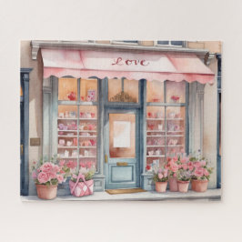 Tijdloos Valentijns venster Legpuzzel