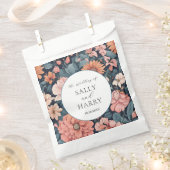 Tijdloos:  vervaagd Roos Wedding Print Bedankzakje (Geknipt)