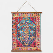 Tijdloos wandtapijt: kleurrijk Marokkaans erfgoed Hangend Wandkleed (Voorkant)