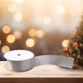 Tijdloos - Warm grijs satijnen lint