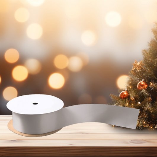 Tijdloos - Warm grijs satijnen lint