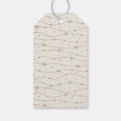 Tijdloos - Wit Zand - Snowflake Gift Labels Cadeaulabel (Achterkant)