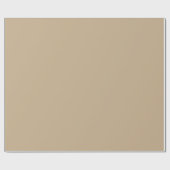 Tijdloos - Zand Beige Wrapping Paper Cadeaupapier (Vlak)