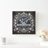 Tijdloos Zilver: 25-jarig jubileum Vierkante Klok (Huis)