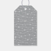 Tijdloos - Zilvergrijs - Sneeuwvlok cadeau Labels Cadeaulabel (Achterkant)