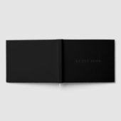 Tijdloos zwart gastenboek voor herinneringen en no (Volledig)