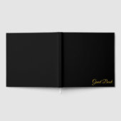 Tijdloos zwart gastenboek voor herinneringen en no (Volledig)