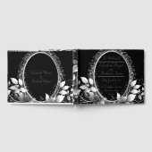 Tijdloos zwart-stropdas huwelijksfeest gastenboek (Volledig)