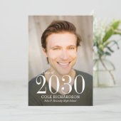 Tijdloze aankondiging van afstuderen (Staand voorkant)